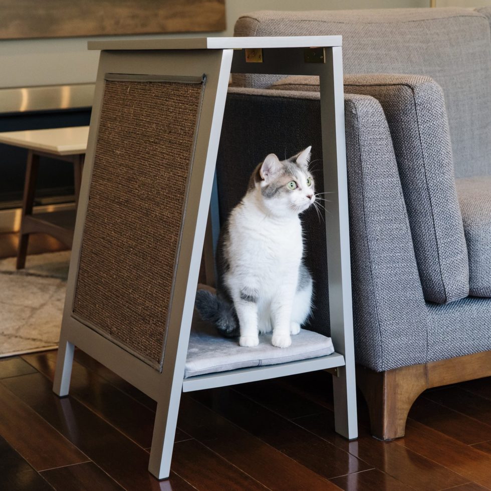 AFrame Cat Bed Elevated Cat Bed, Table, & Scratcher Refined Feline