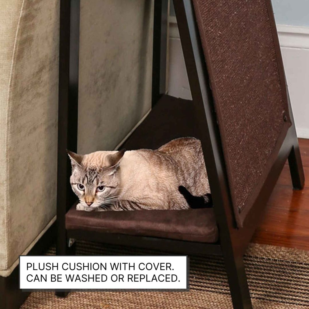 A-Frame Cat Bed: Elevated Cat Bed, Table, & Scratcher | Refined Feline