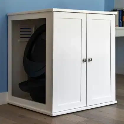 automatic cat litter box furniture