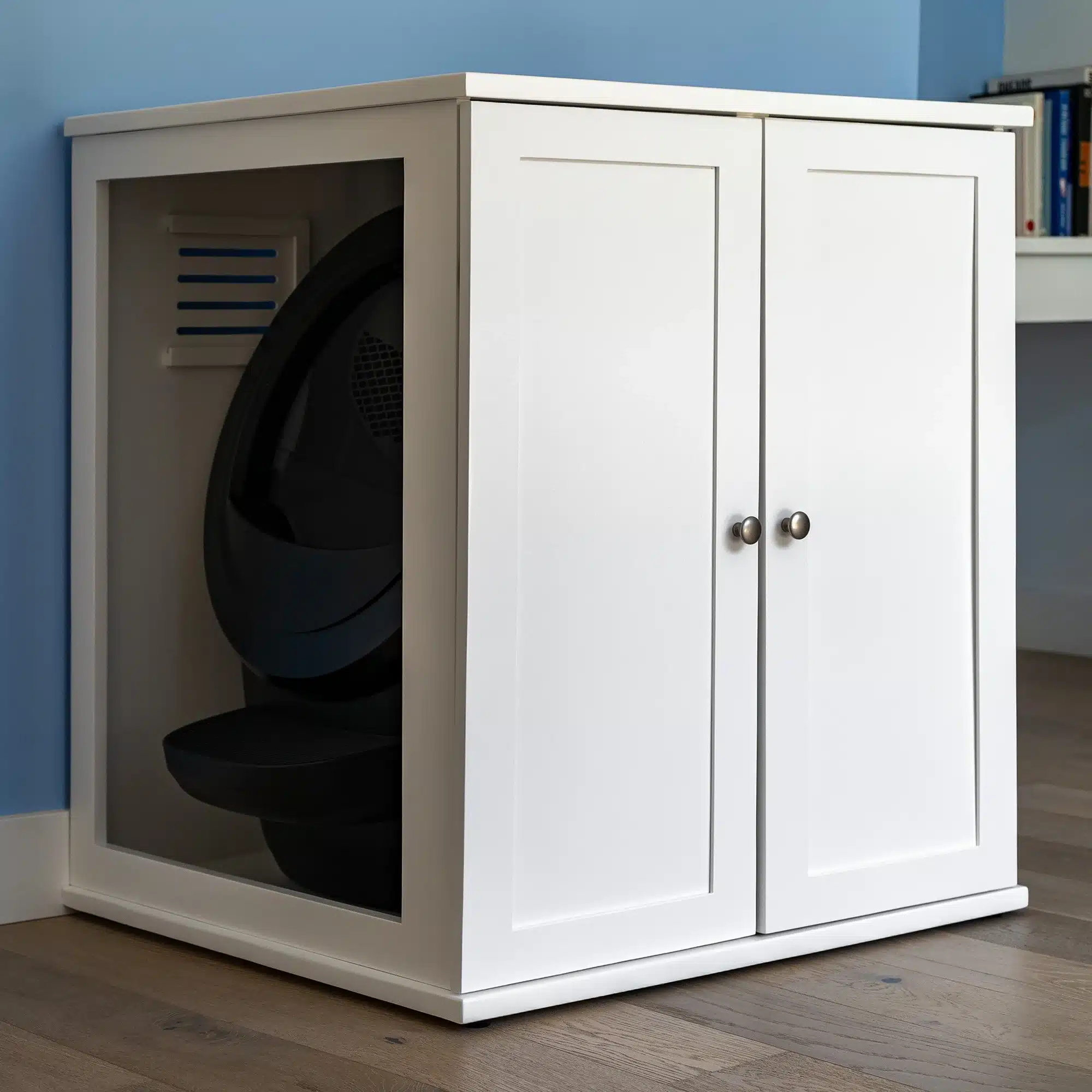 Refined Self Cleaning Litter Box Cabinet The Refined Feline