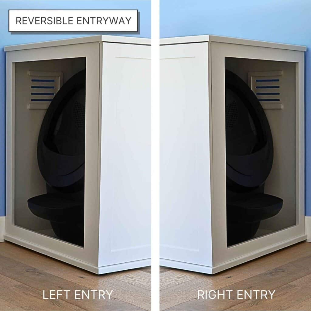 Reversible entry